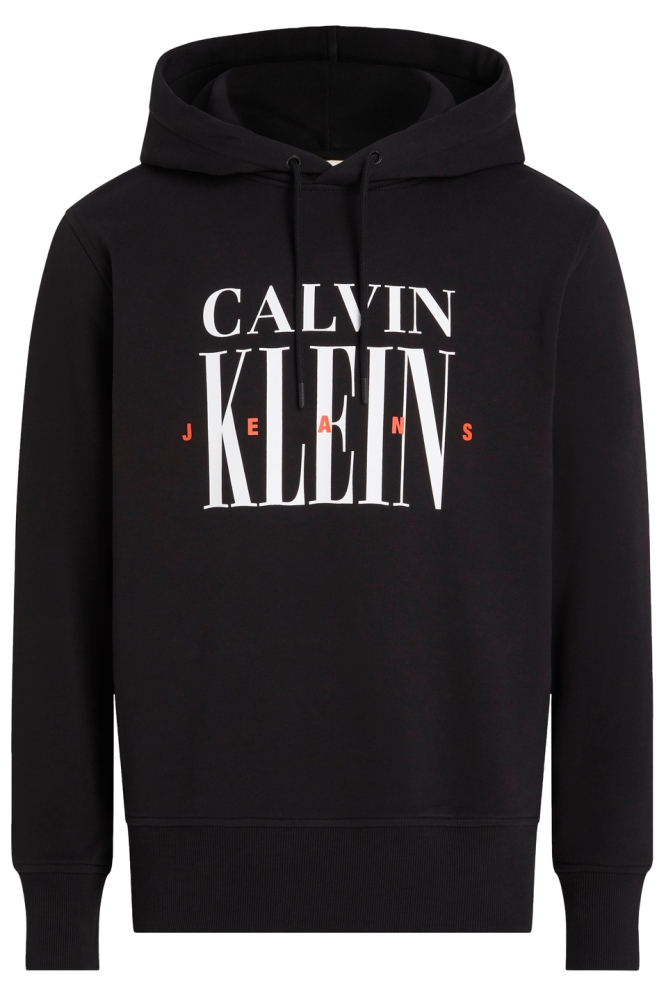 SERIF FONT GRAPHIC HOODIE J30J327520 CK BLACK